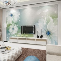 3d仿古瓷砖电视背景墙装饰客厅沙发艺术文化石精雕花片水晶花正品
