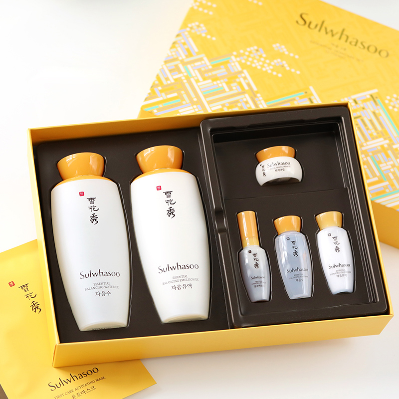 【西部机场 全球名品】韩国Sulwhasoo雪花秀滋阴水乳套盒 两件套 滋润保湿提亮肤色礼盒